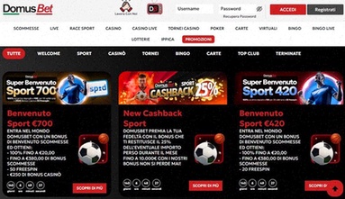 Domusbet casino online app mobile Italia