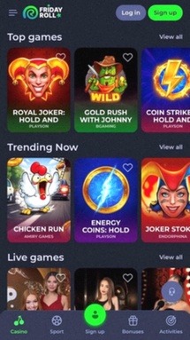 Friday Roll Casino recensione italiana 2026